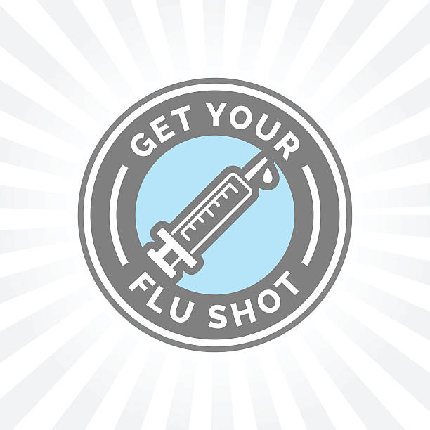 Get your flu shot with image of syringe