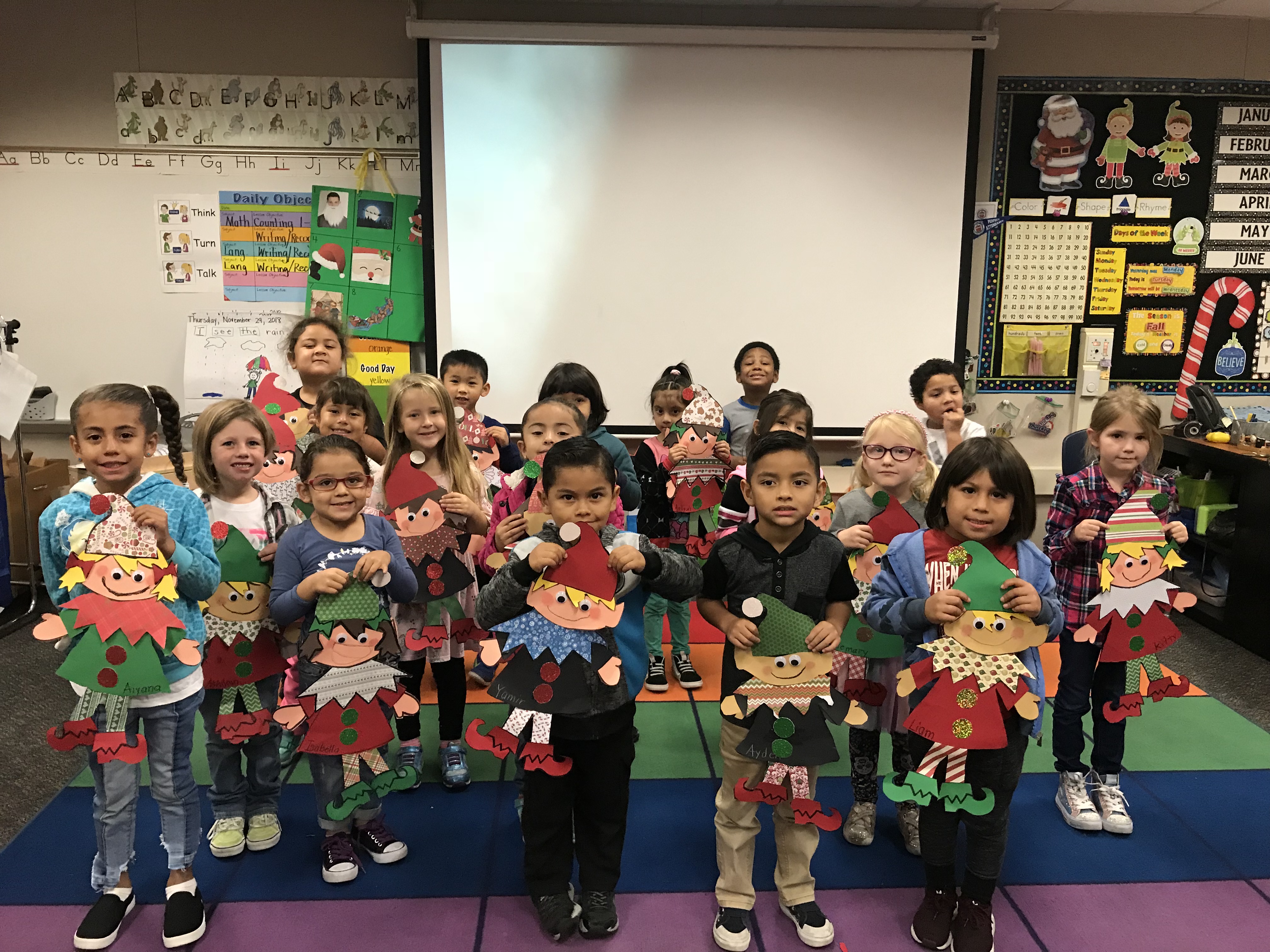 Apple Holder Transitional Kindergarten Elves Diversity