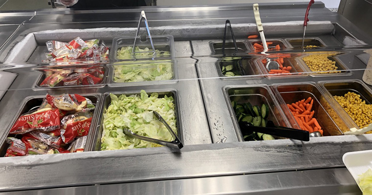 school salad bar